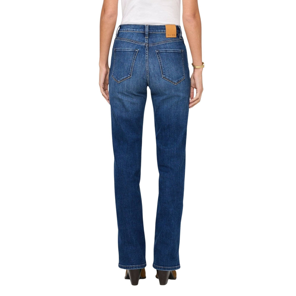 Duer Performance Denim+ High Rise Straight Jean – Women's