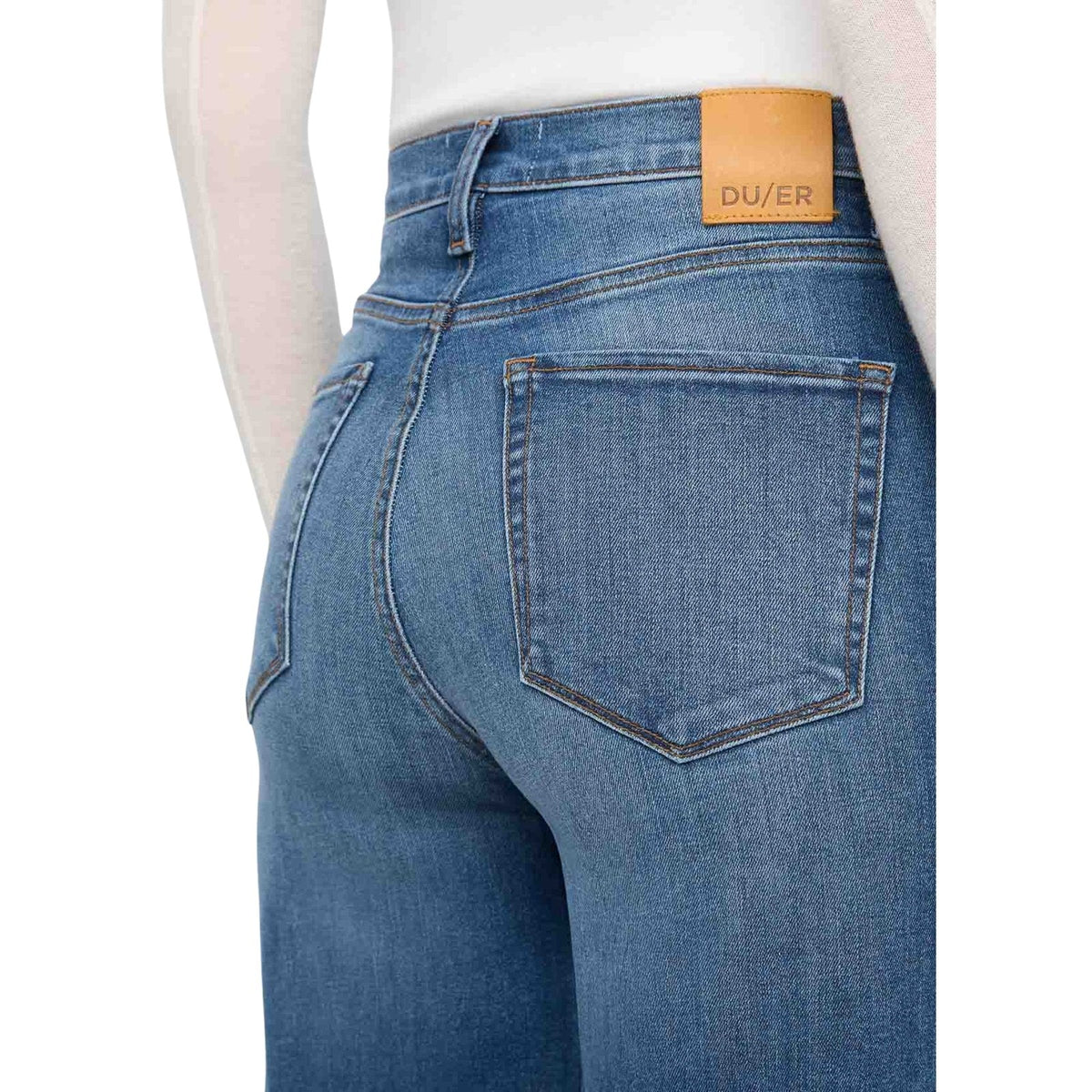 Duer Performance Denim+ High Rise Straight Jean – Women's