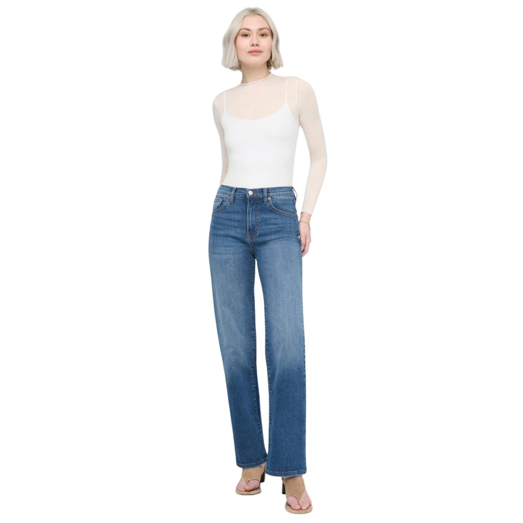 Duer Performance Denim+ High Rise Straight Jean – Women's