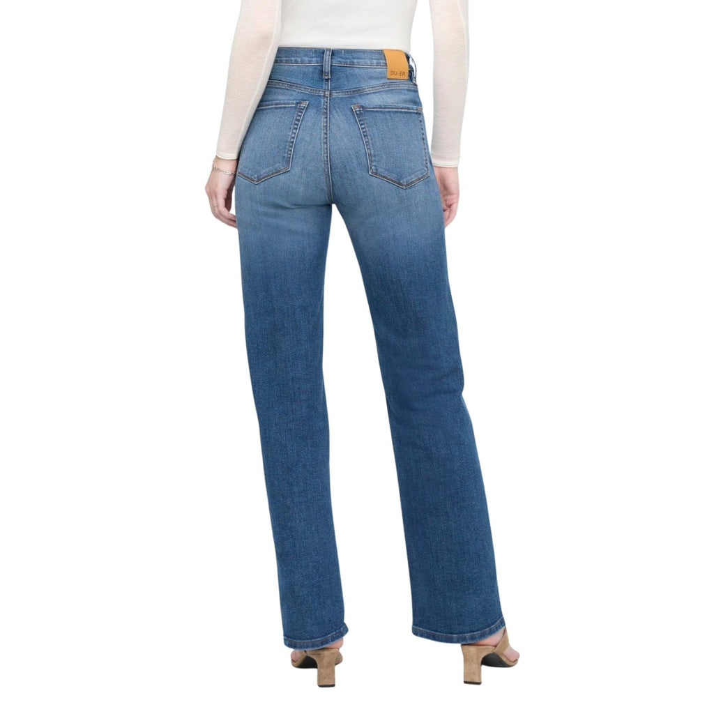 Duer Performance Denim+ High Rise Straight Jean – Women's