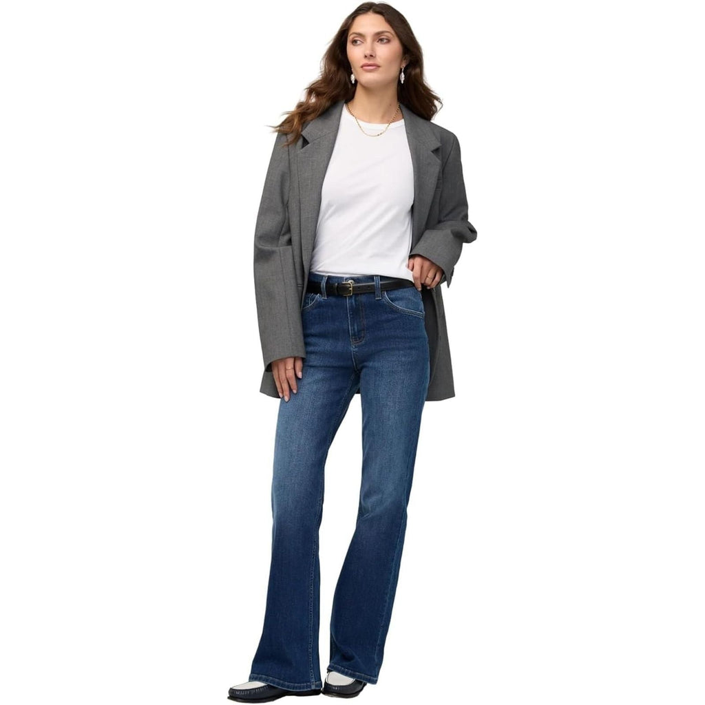 Duer Performance Denim+ High Rise Wide Leg Jean – Women's