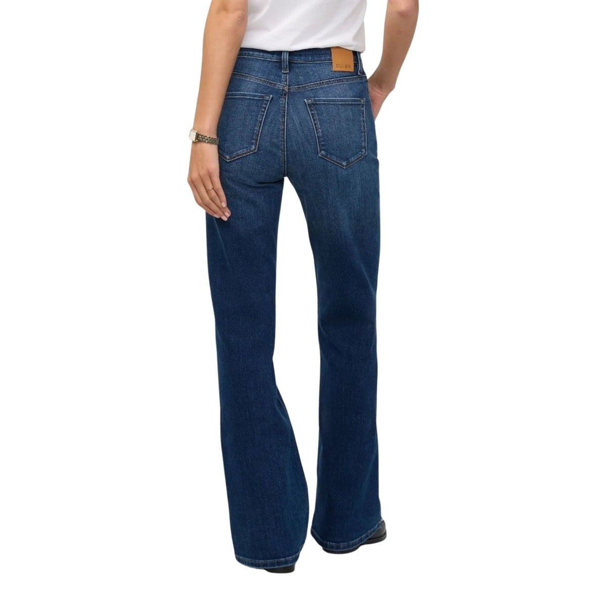 Duer Performance Denim+ High Rise Wide Leg Jean – Women's