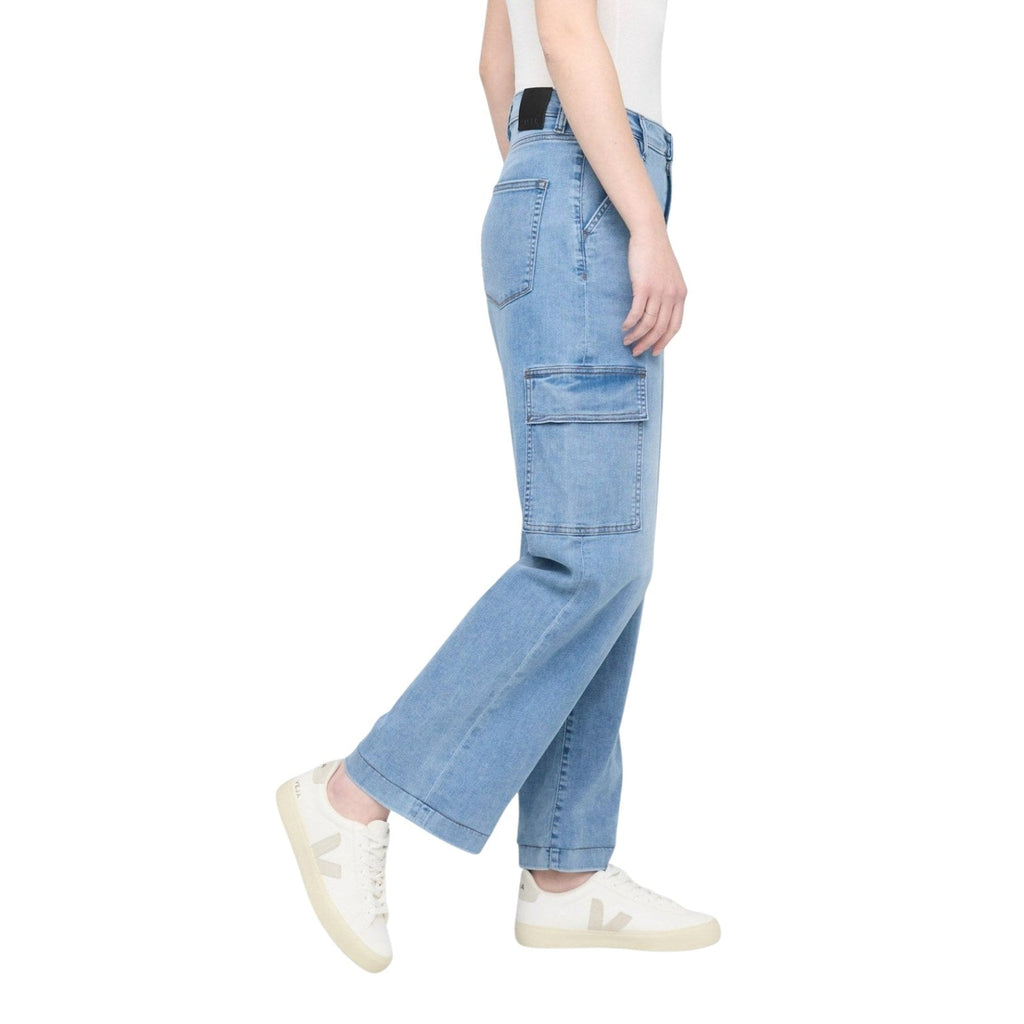 Duer Performance Denim Lite High Rise Cargo – Women's