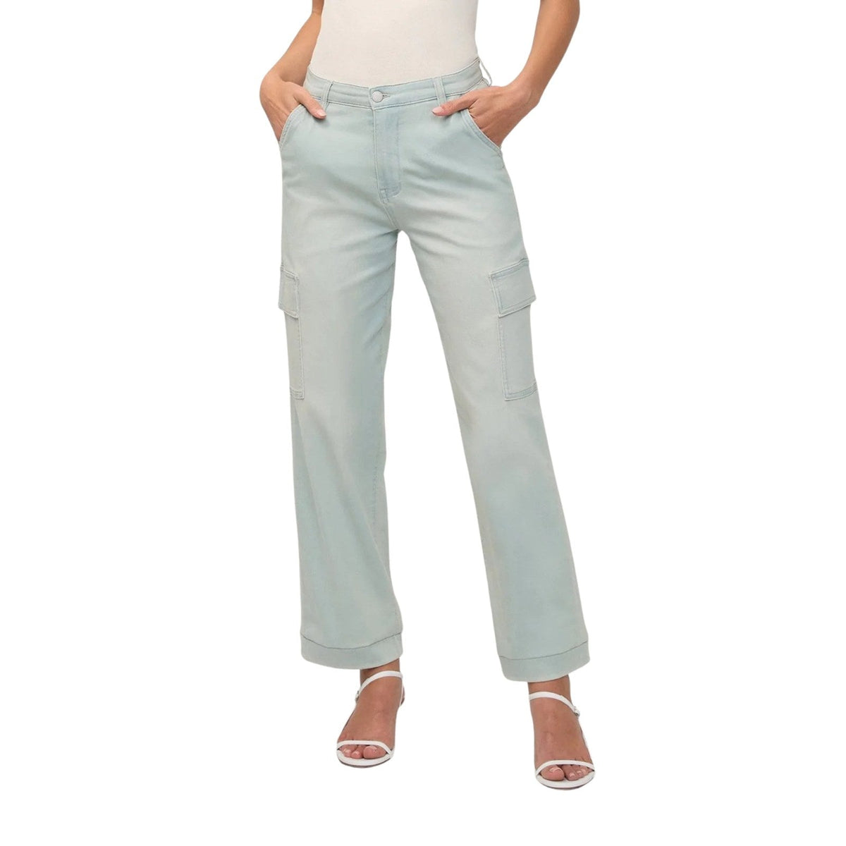 Duer Performance Denim Lite High Rise Cargo – Women's