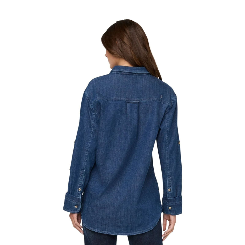 Duer Performance Denim Lite Relaxed Button Down – Women's