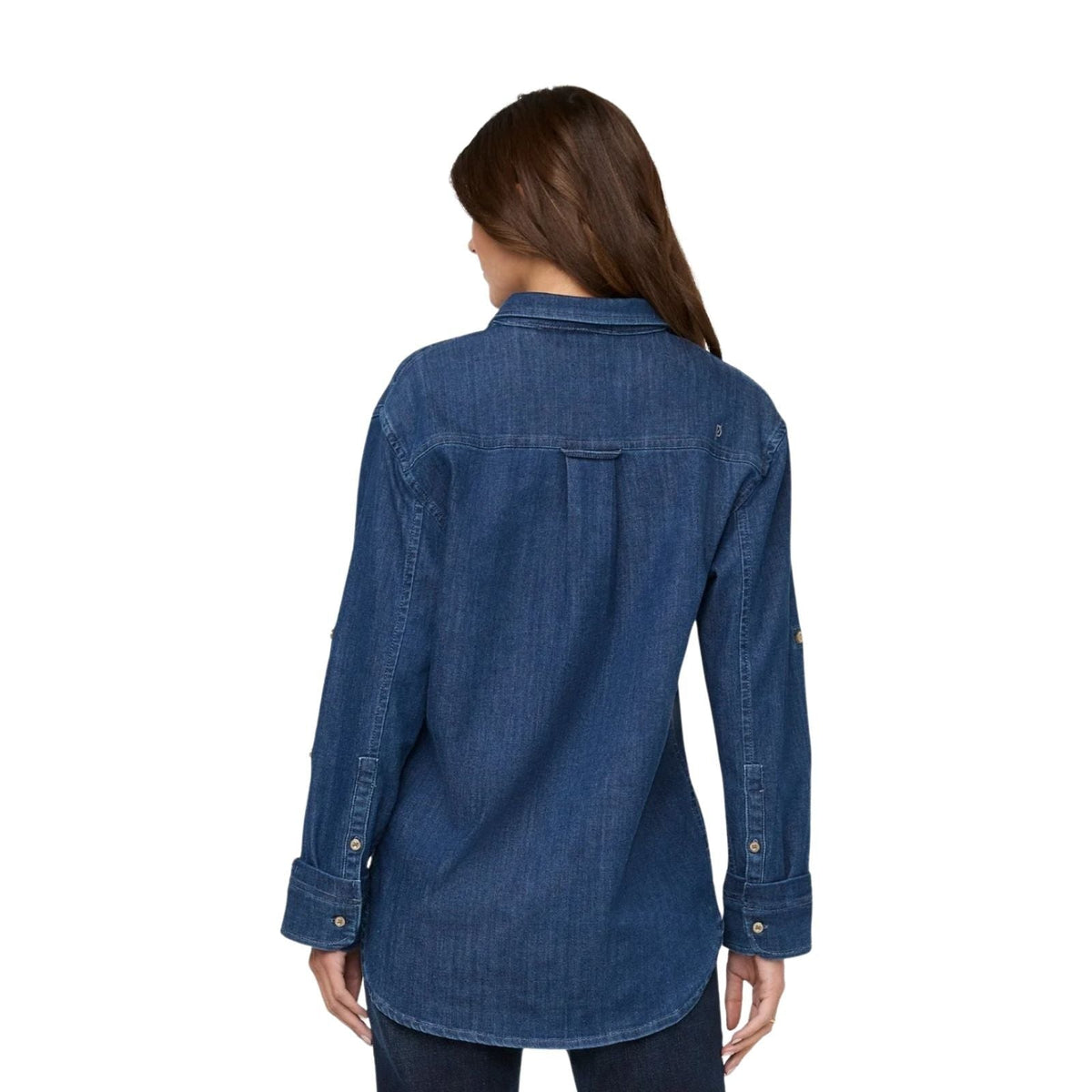 Duer Performance Denim Lite Relaxed Button Down – Women's