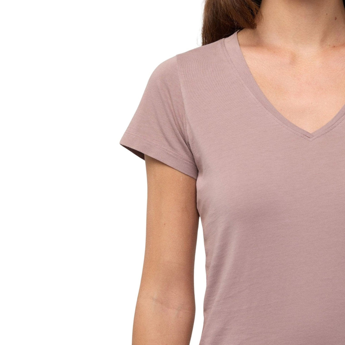 Duer PurePima Slim V-Neck – Women's