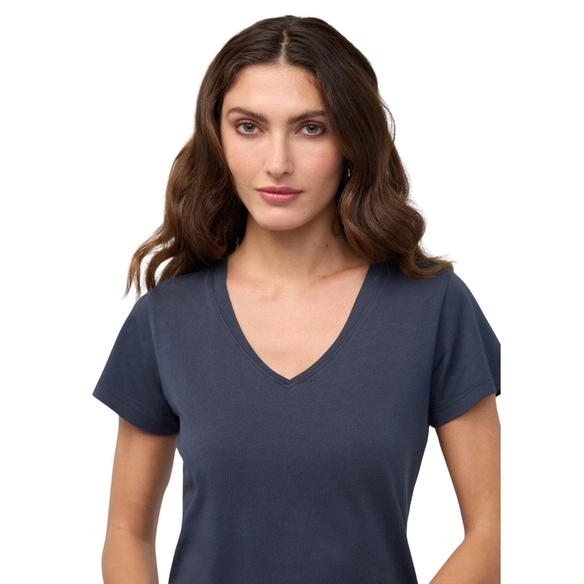 Duer PurePima Slim V-Neck – Women's