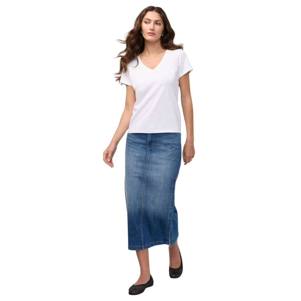 Duer PurePima Slim V-Neck – Women's