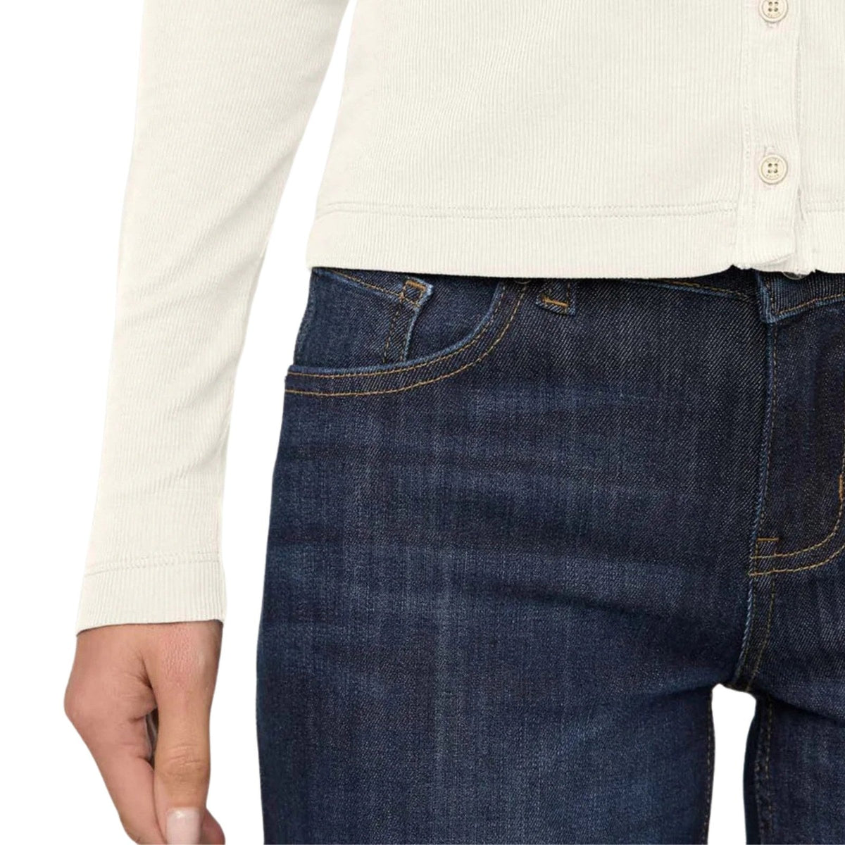 Duer Ribbed Pima Fitted Button Down – Women's