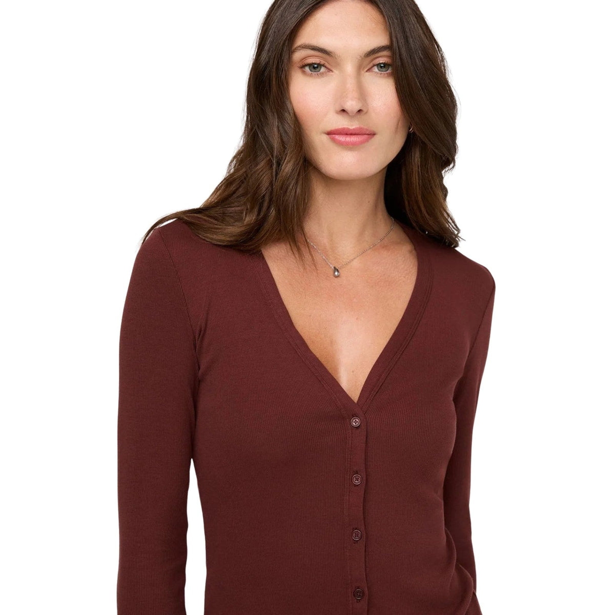 Duer Ribbed Pima Fitted Button Down – Women's