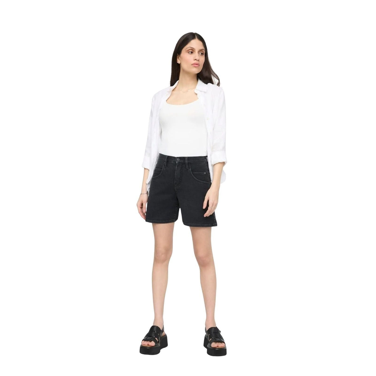 Duer Stretch Canvas High Rise Relaxed Short – Women's