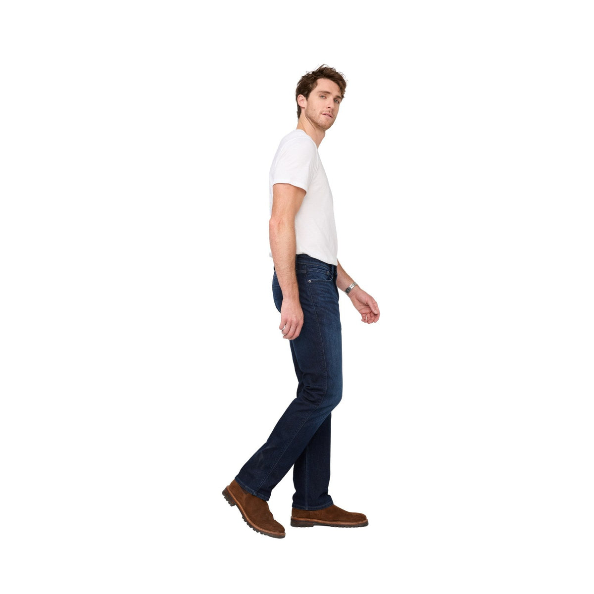 Duer Tech Fleece Denim Straight Pant – Men's