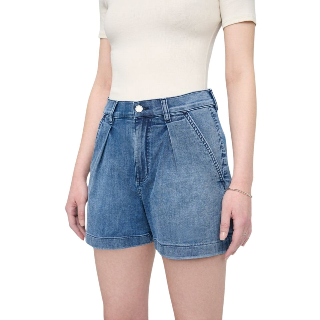 Duer Women's Performance Denim Lite Pleated Short – Women's