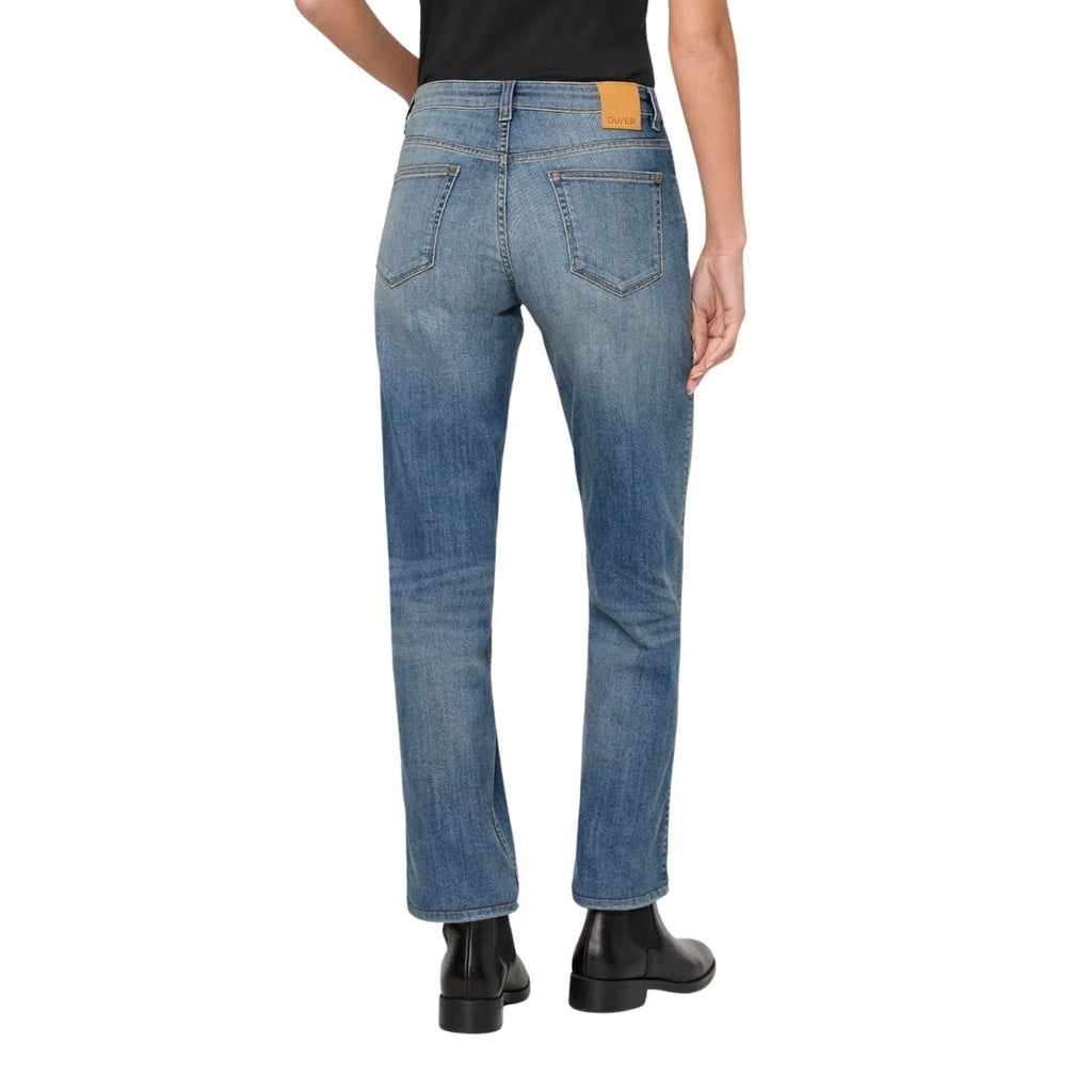 Duer Women's Performance Denim Mid Rise Straight – Women's