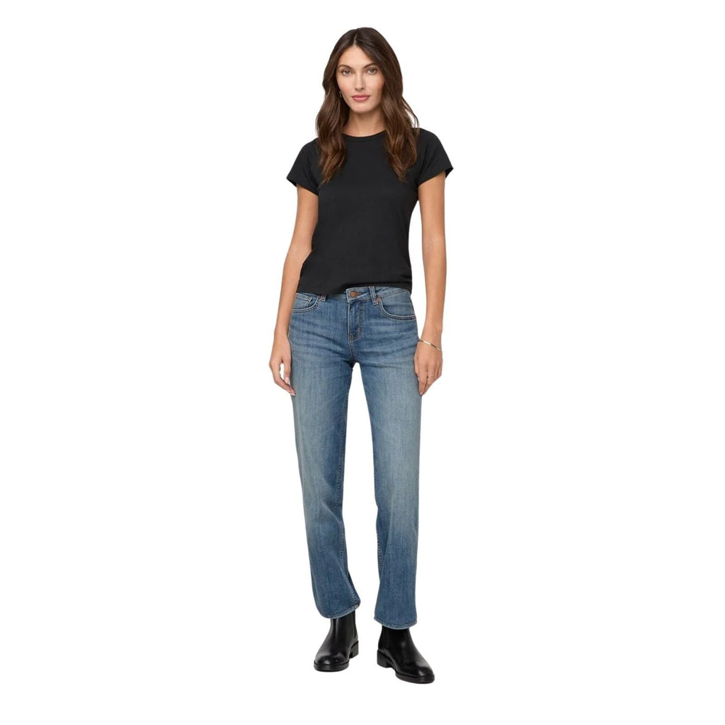 Duer Women's Performance Denim Mid Rise Straight – Women's
