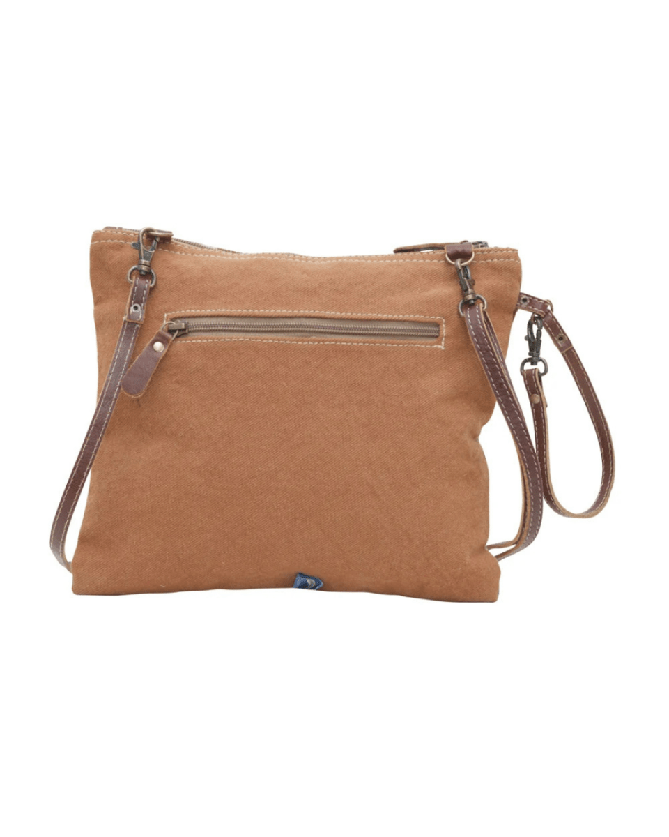Dusa Floral Hair-On Crossbody Bag by Myra Bag