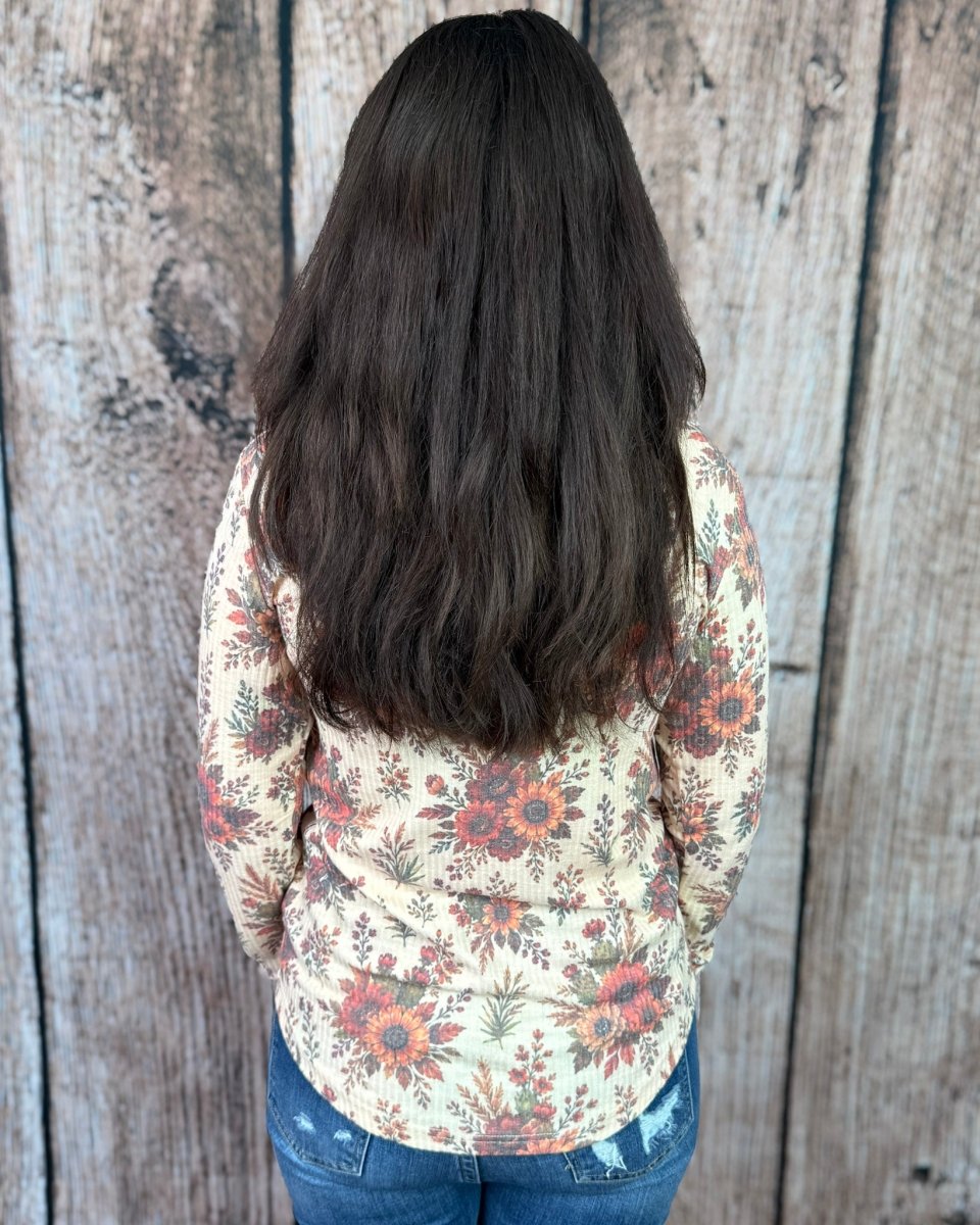 Dust & Daisies Long Sleeve Top by Sterling Kreek