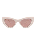 Cat Eye-Frame Injection Sunglasses