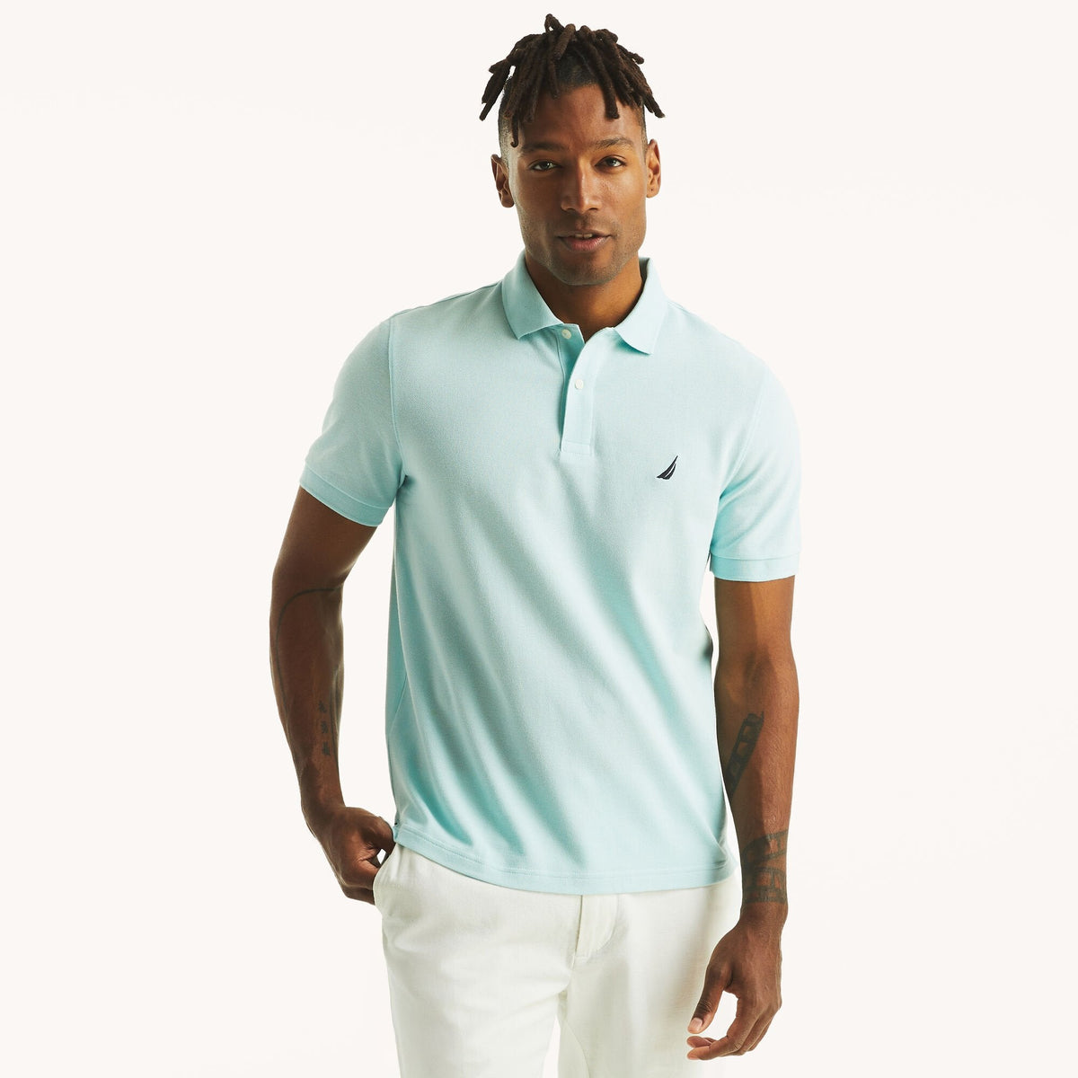 Nautica Mens Classic Fit Deck Polo