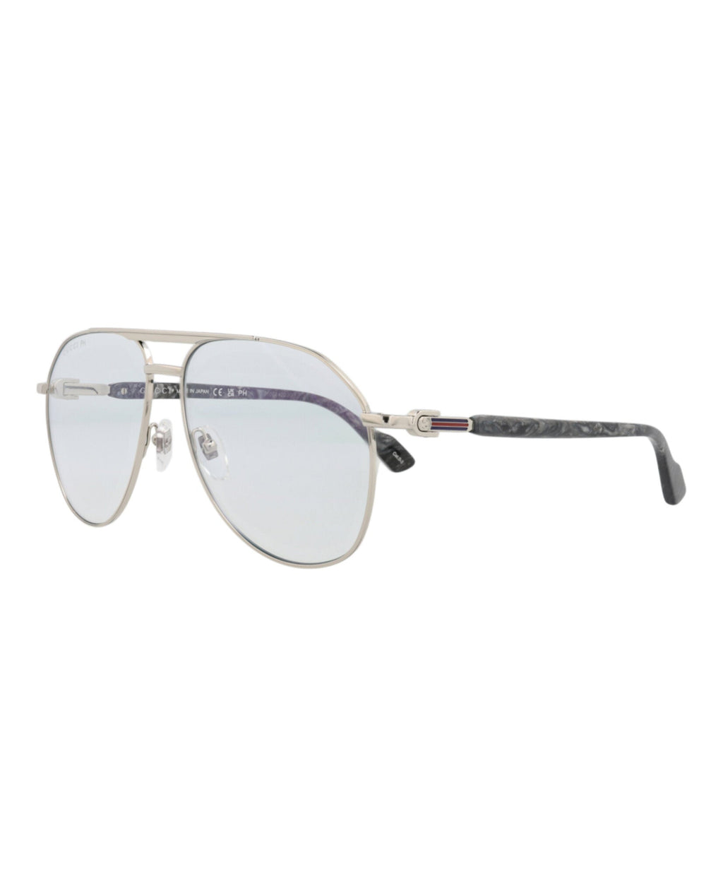 Aviator-Frame Metal Sunglasses