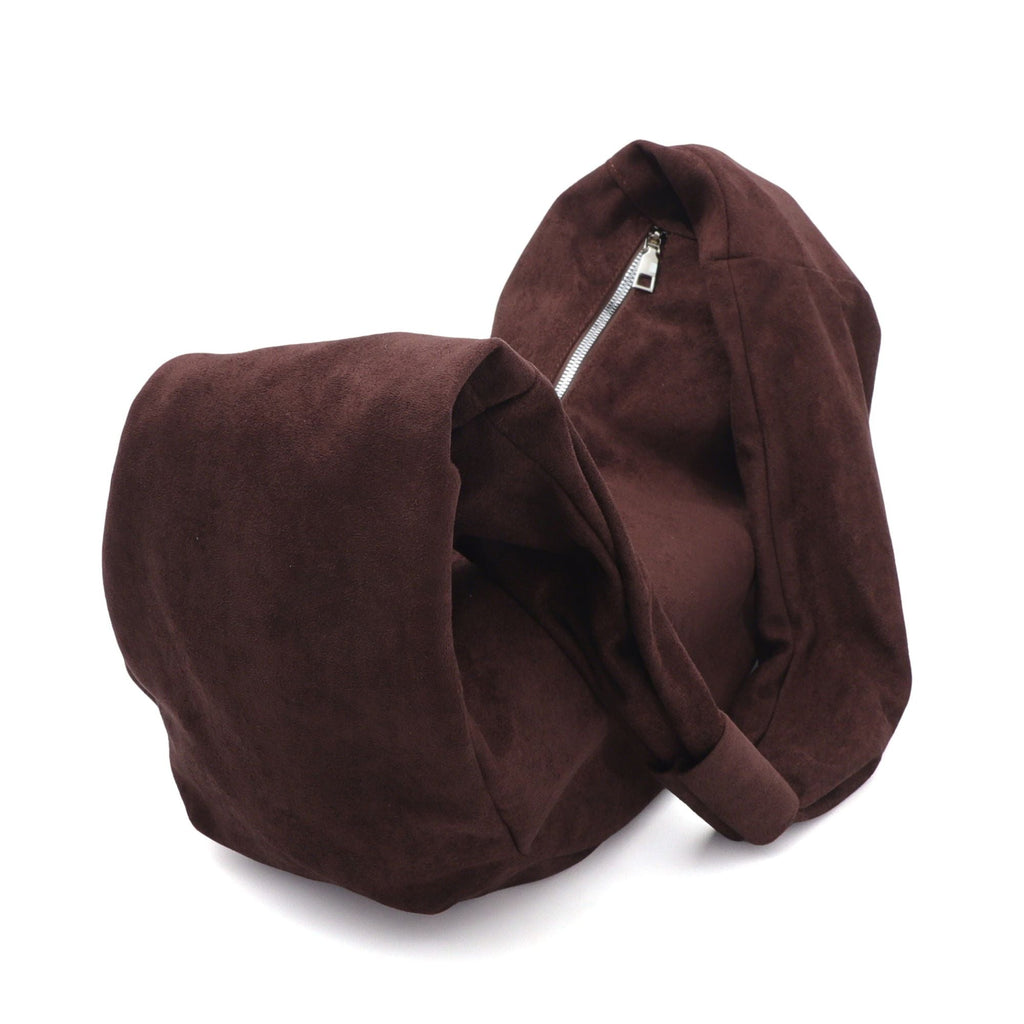 Dark Brown Moon Crossbody Bag