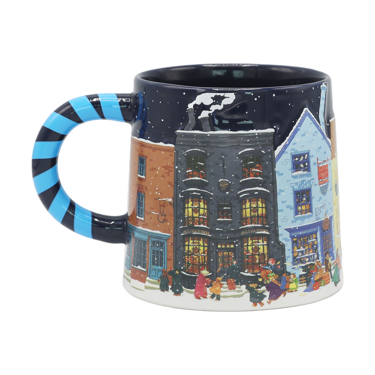Diagon Alley Christmas Blue Mug