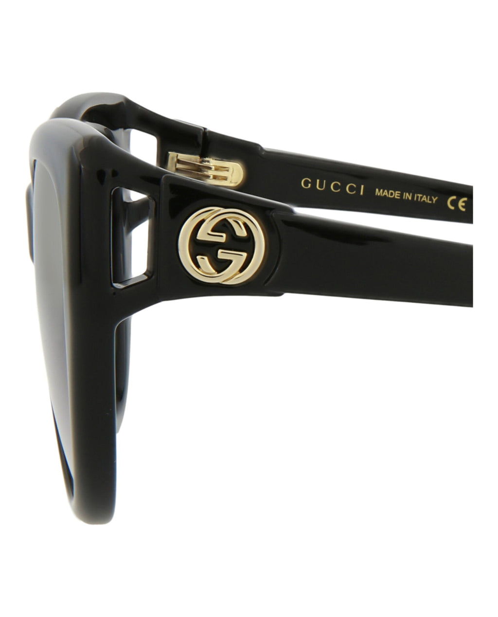 Cat Eye-Frame Injection Sunglasses