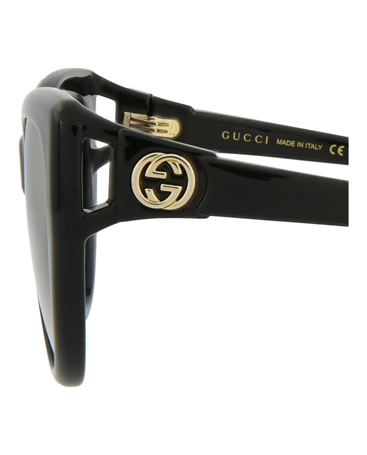 Cat Eye-Frame Injection Sunglasses