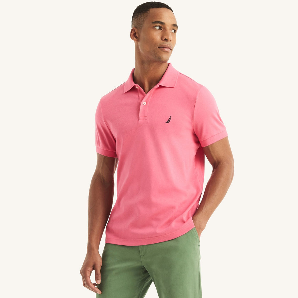 Nautica Slim Fit Interlock Deck Polo