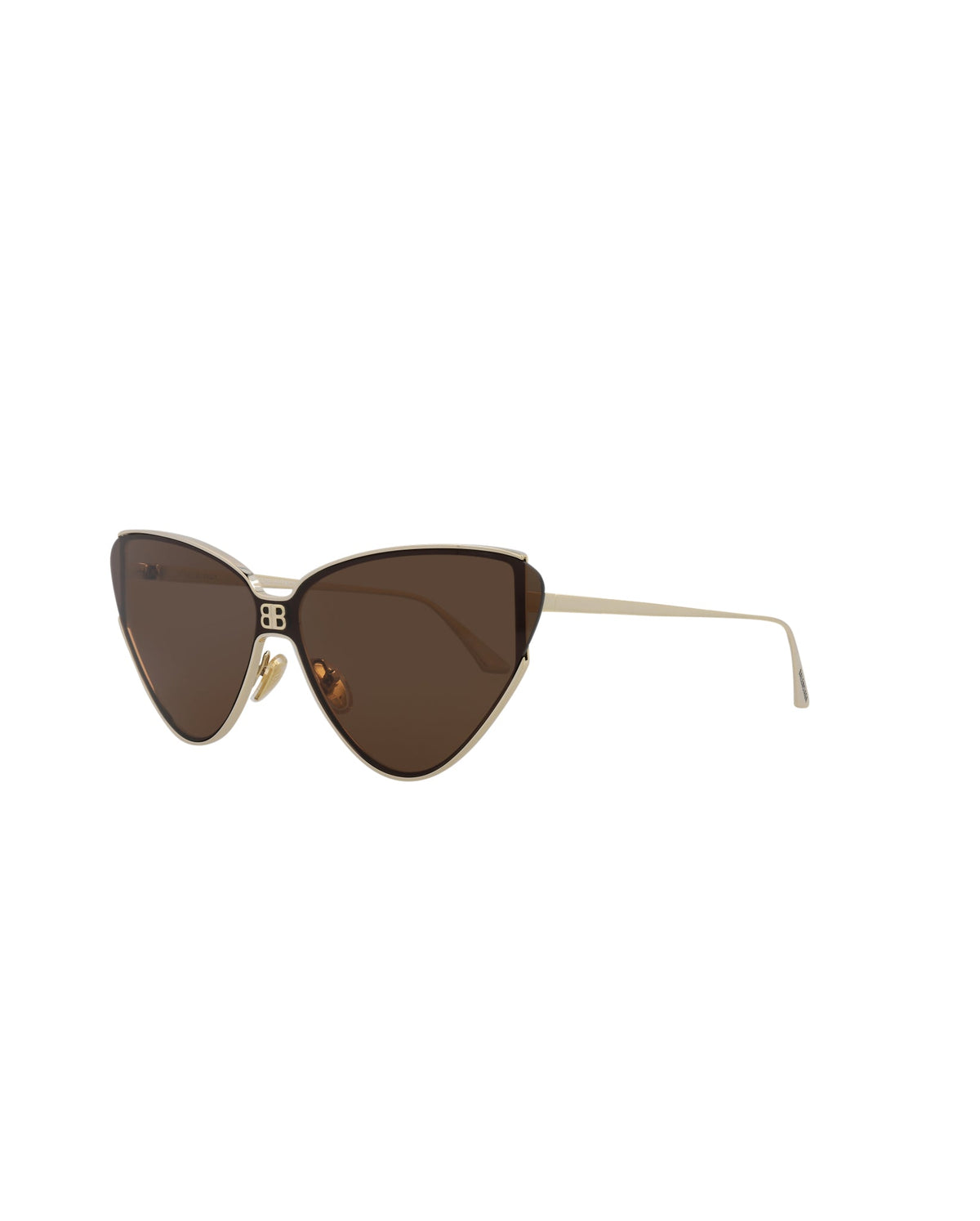 Cat Eye-Frame Metal Sunglasses
