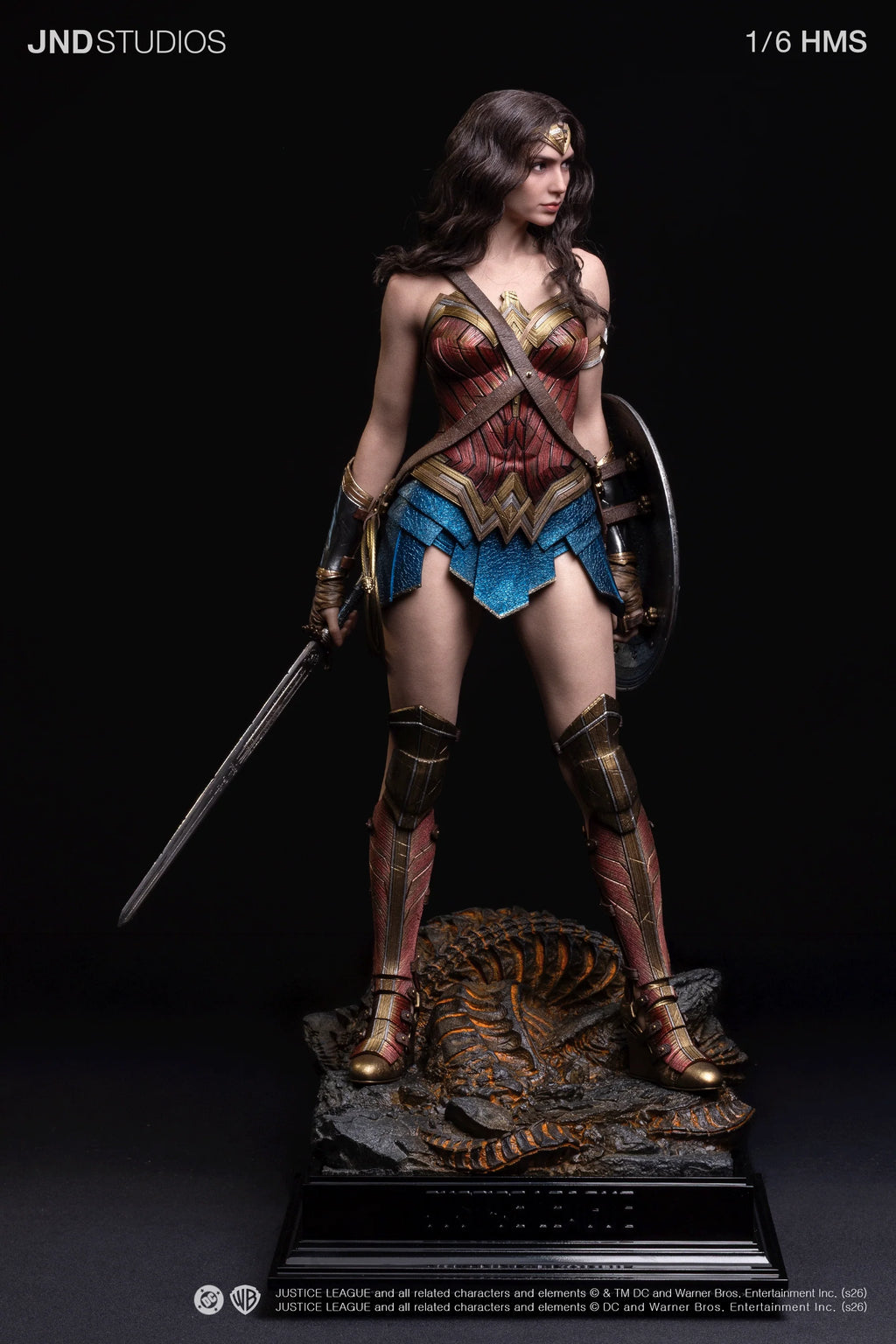 DC Justice League (2017): Wonder Woman 1/6 Hyperreal Movie Statue