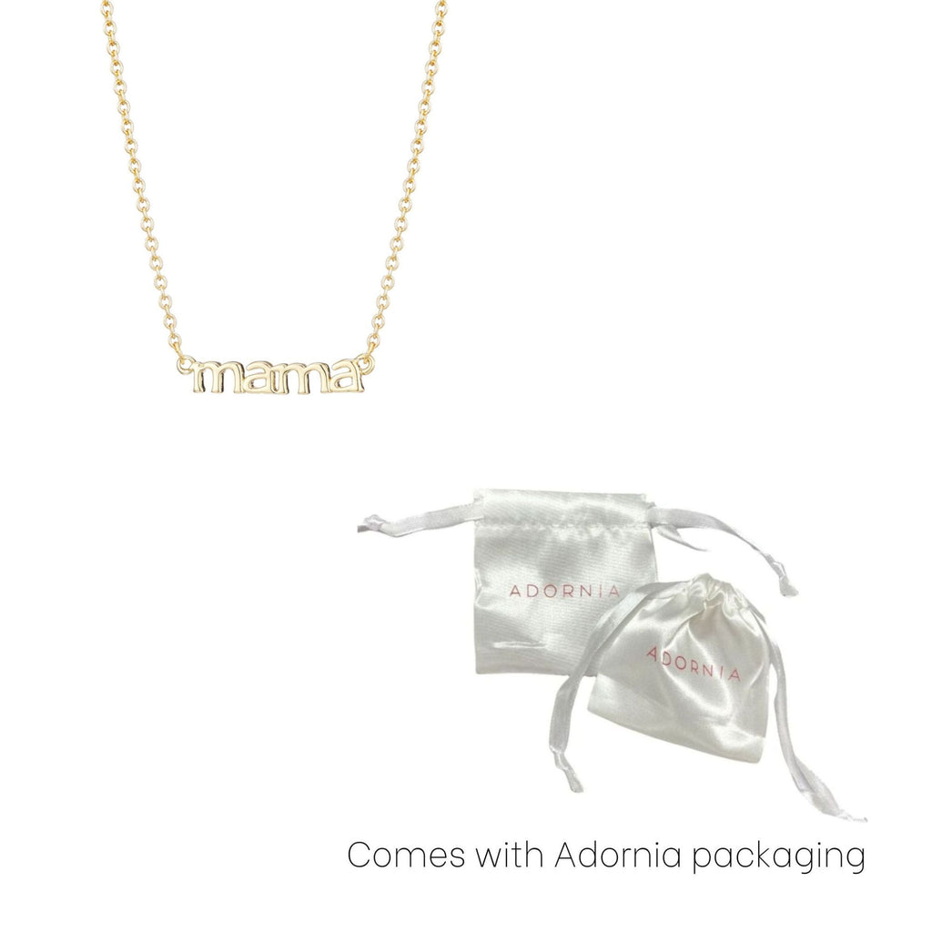 14k Gold Plated Mama Necklace