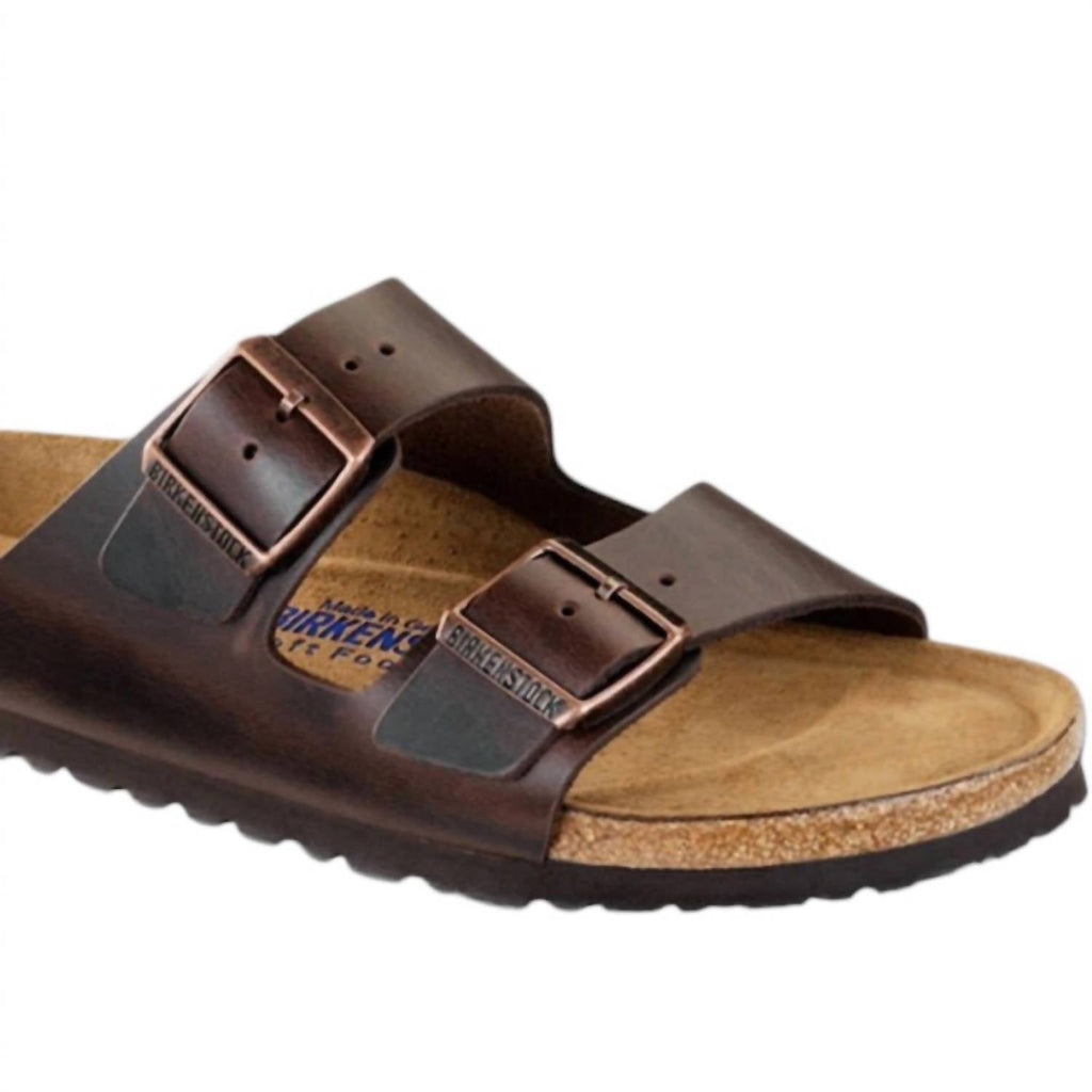 Unisex Arizona Sf Sandal In Brown Amalfi Leather