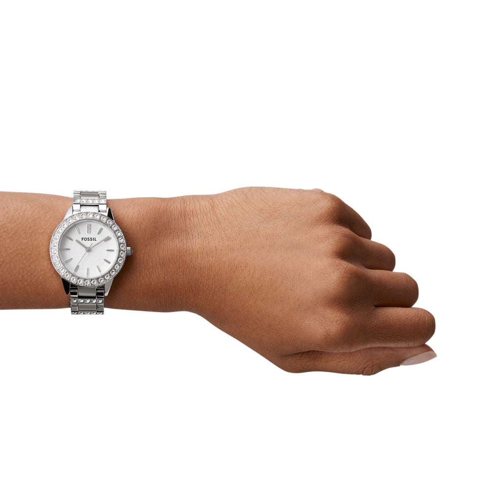Fossil Women's Jesse 34mm Three-Hand, Stainless Steel Watch
