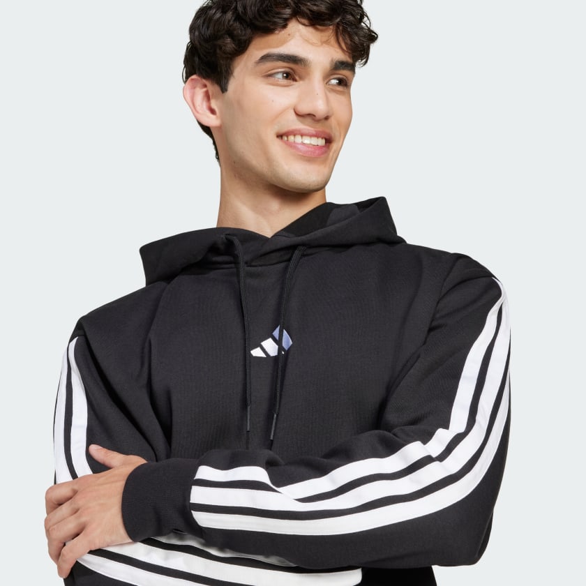 Men's adidas Essentials 3-Stripes Fleece Hoodie