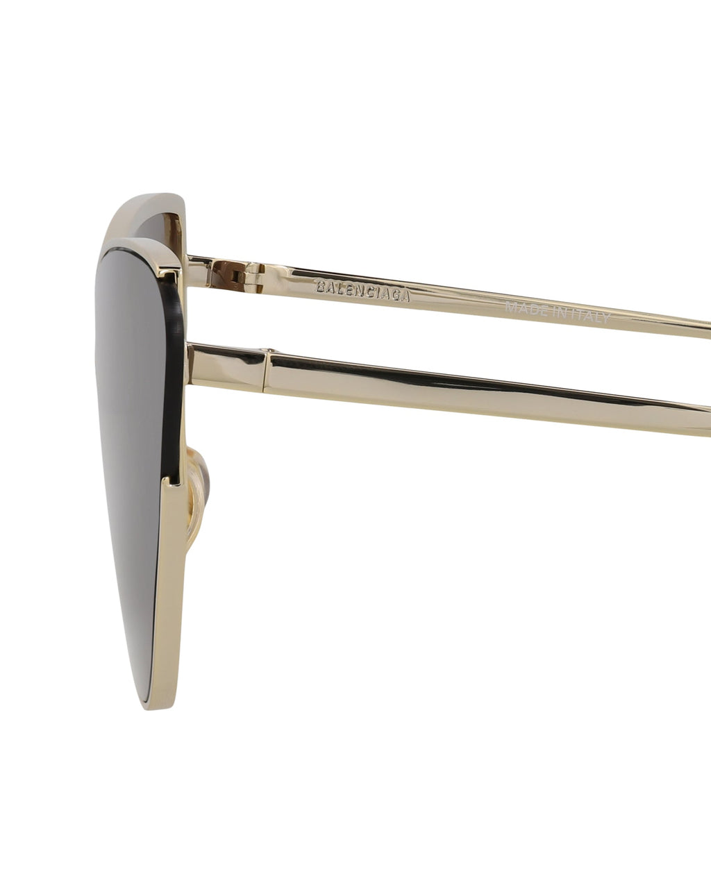 Cat Eye-Frame Metal Sunglasses