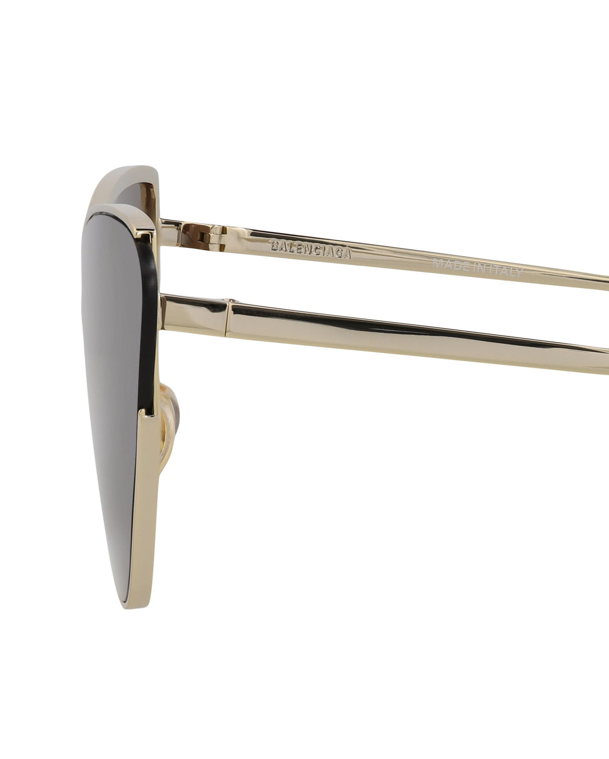 Cat Eye-Frame Metal Sunglasses