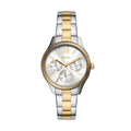 Fossil Women's Rye 36mm Multifunction, Silver-Tone Alloy Watch