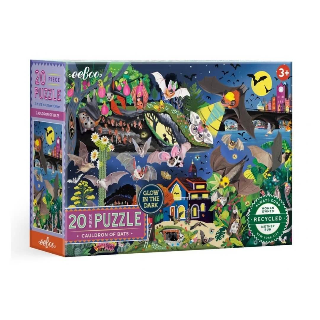 Cauldron of Bats - 20-Piece Halloween Puzzle