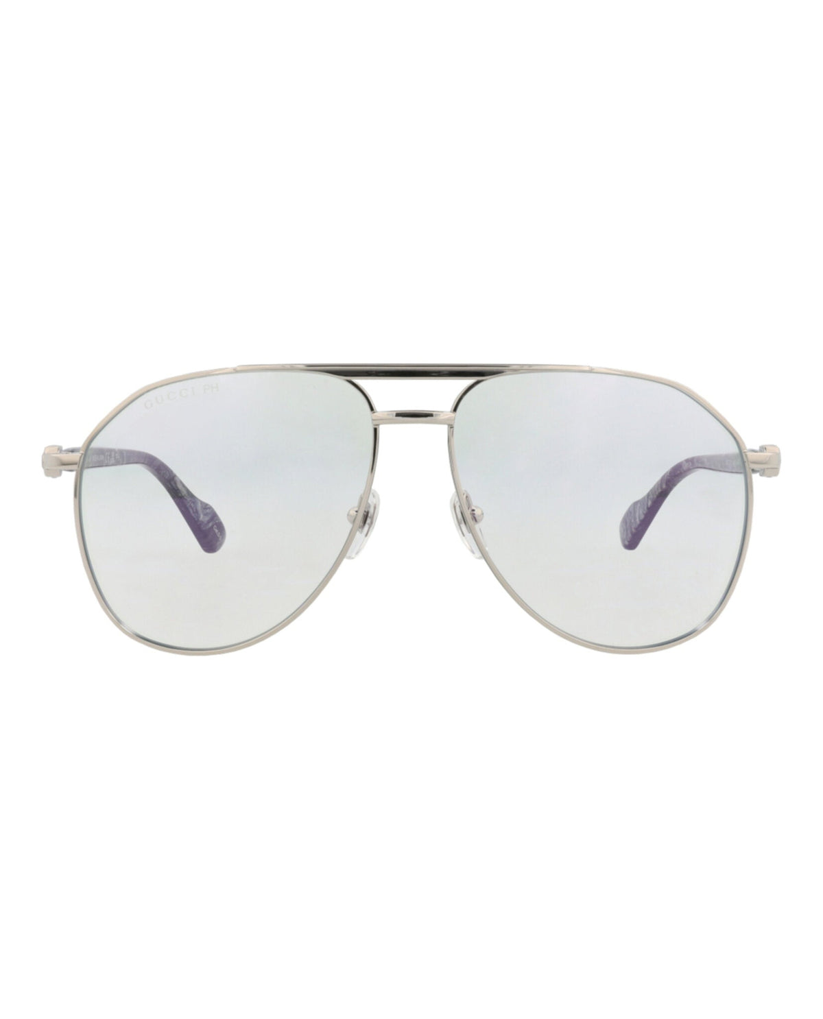 Aviator-Frame Metal Sunglasses