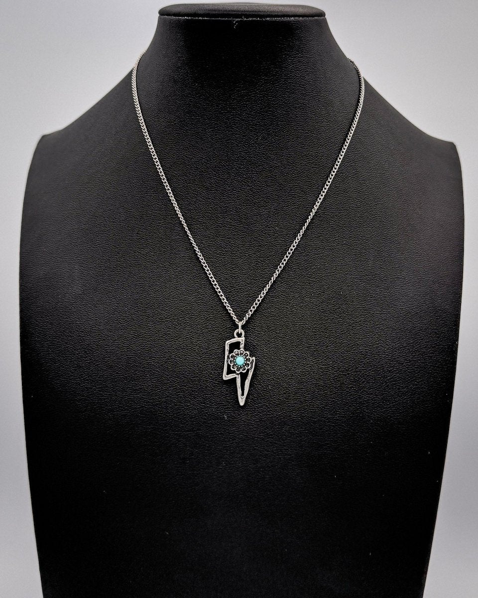 Electric Bloom Charm Fashion Necklace