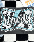 Electric Howdy Graphic Tee in Pepper