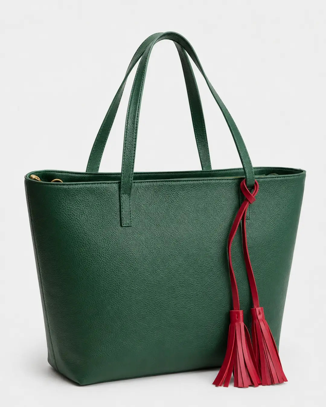 Evergreen Leather Tote Bag | Black