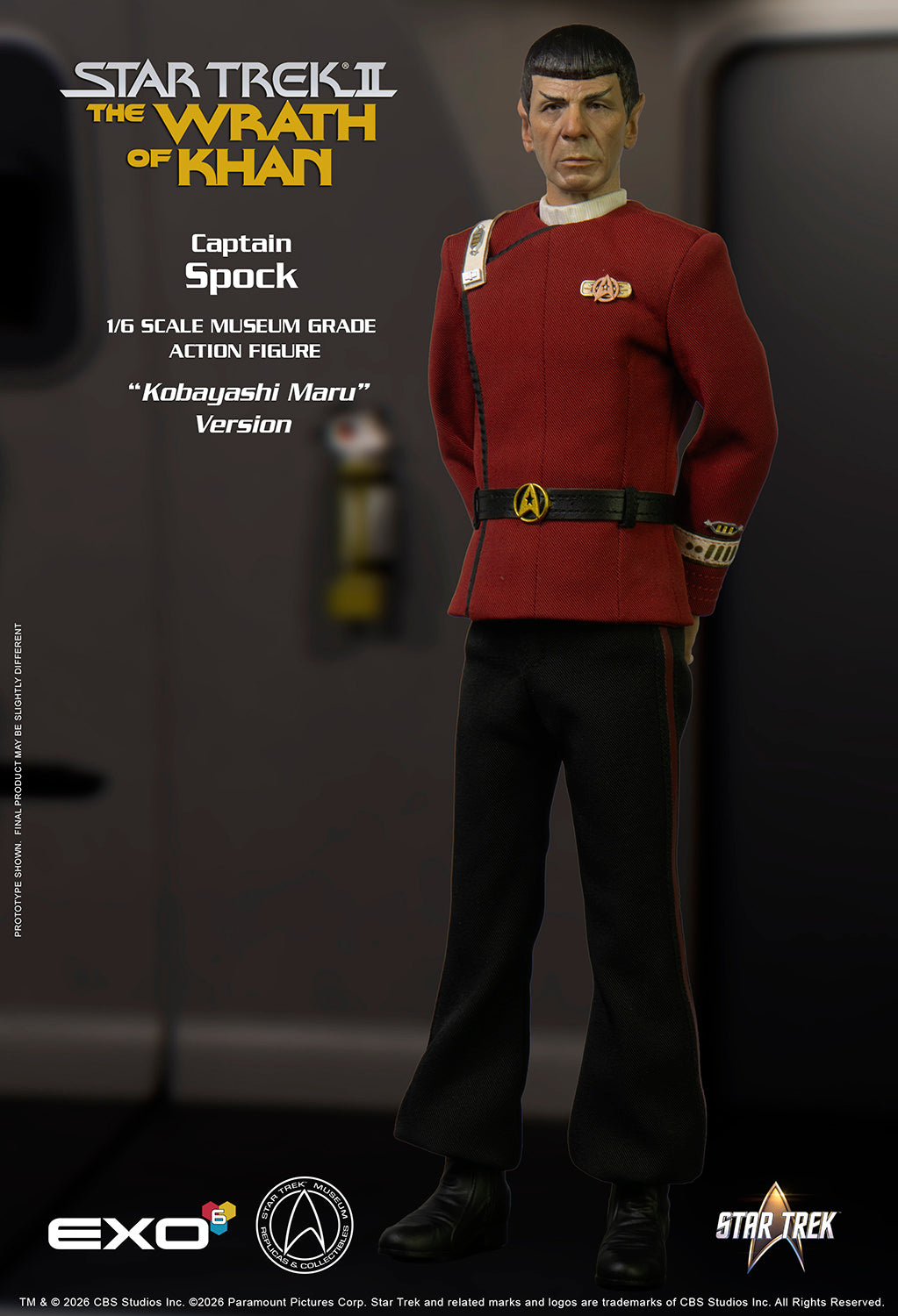 Star Trek II The Wrath of Khan (1982): Captain Spock (Kobayashi Maru Version)