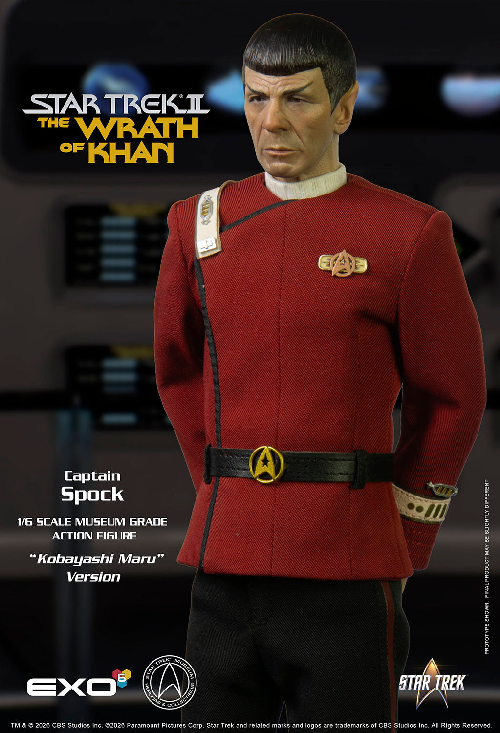 Star Trek II The Wrath of Khan (1982): Captain Spock (Kobayashi Maru Version)