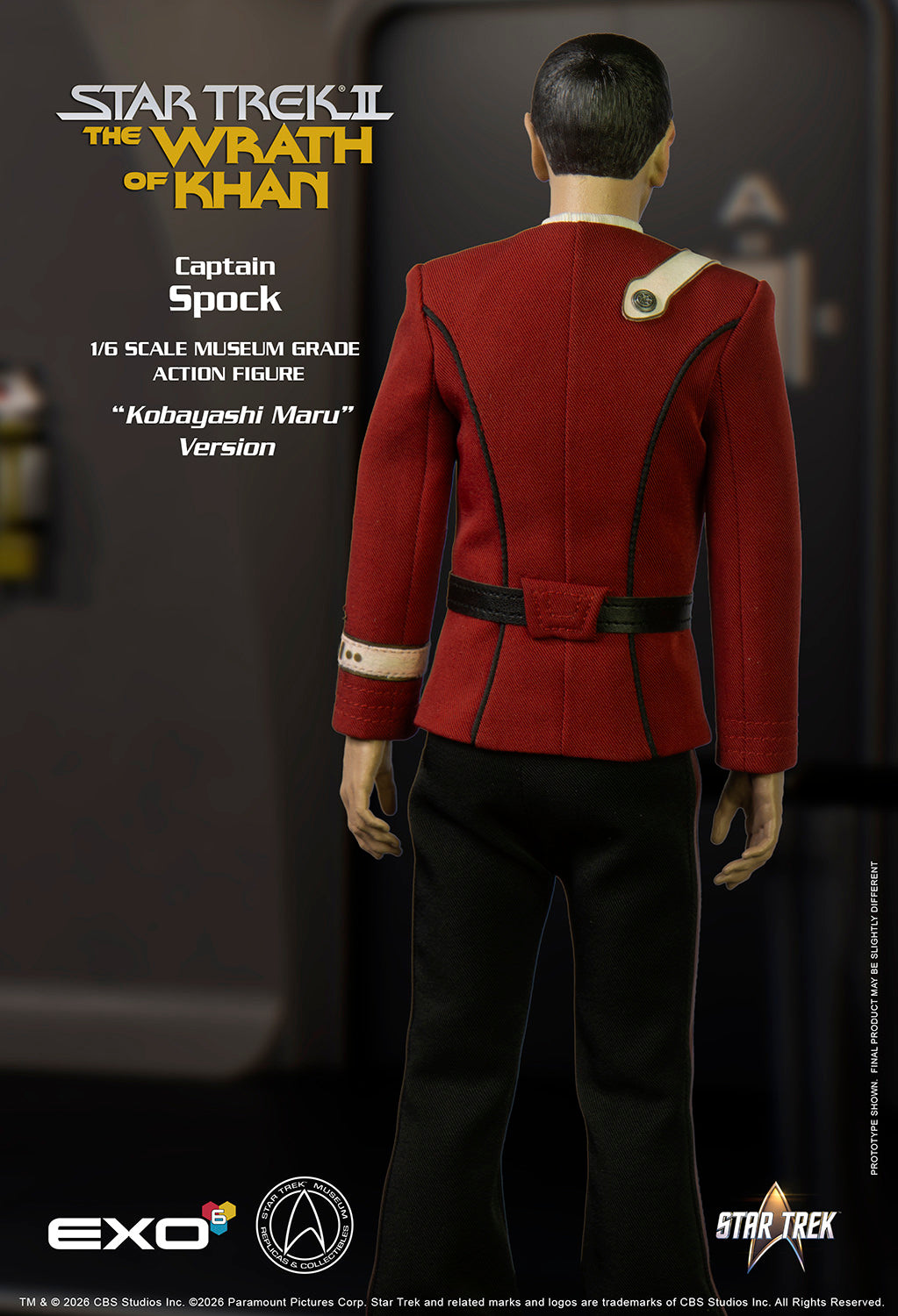 Star Trek II The Wrath of Khan (1982): Captain Spock (Kobayashi Maru Version)