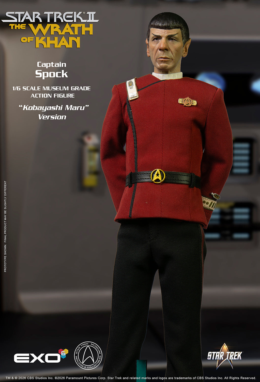 Star Trek II The Wrath of Khan (1982): Captain Spock (Kobayashi Maru Version)