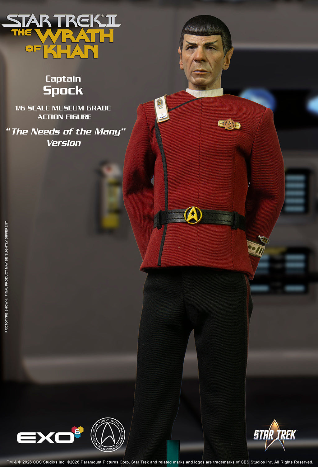 Star Trek II The Wrath of Khan (1982): Captain Spock (Needs of the Many Version)