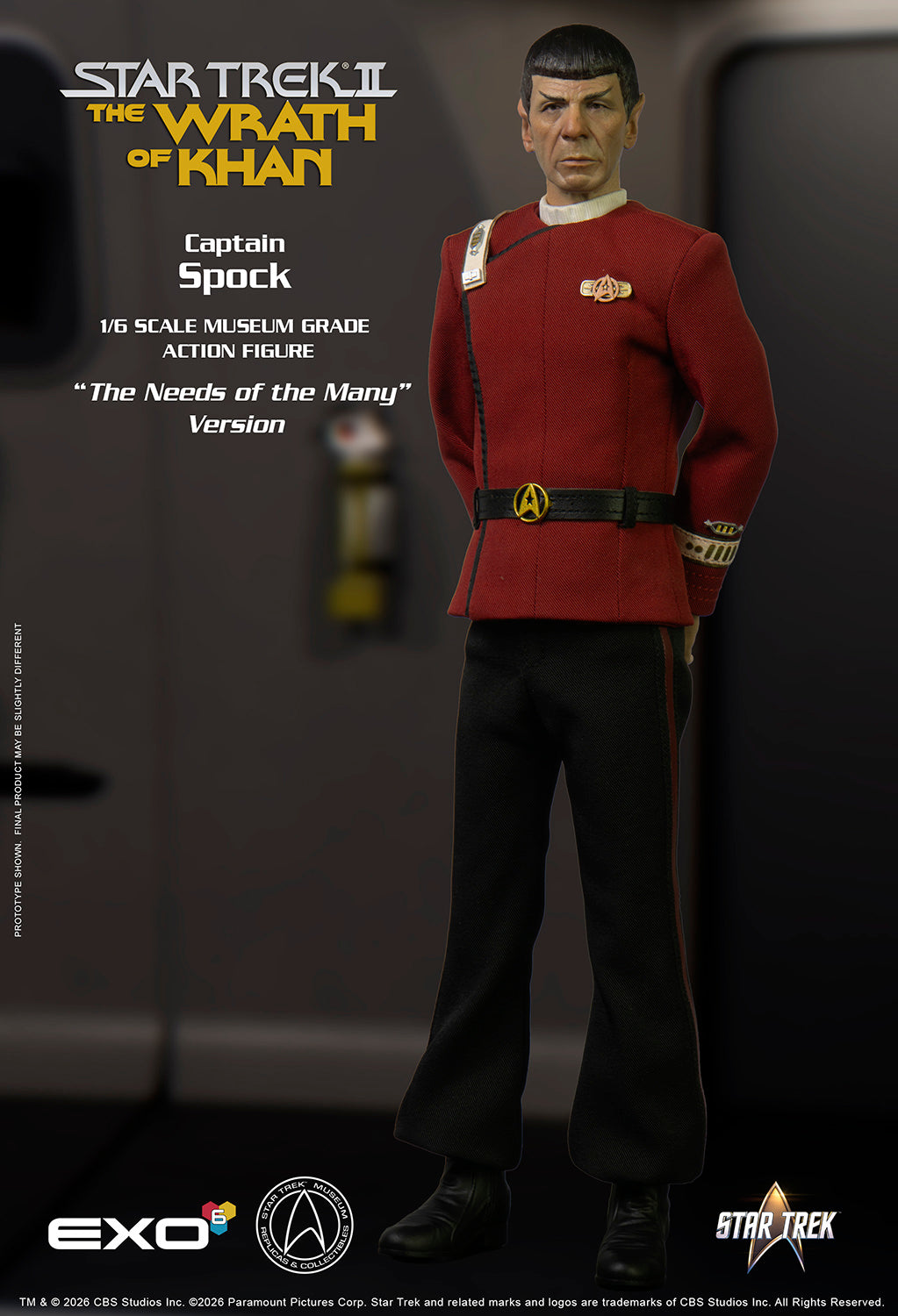 Star Trek II The Wrath of Khan (1982): Captain Spock (Needs of the Many Version)